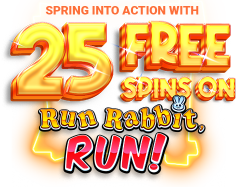 BigAzart 25 Free Spins on Run Rabbit, Run